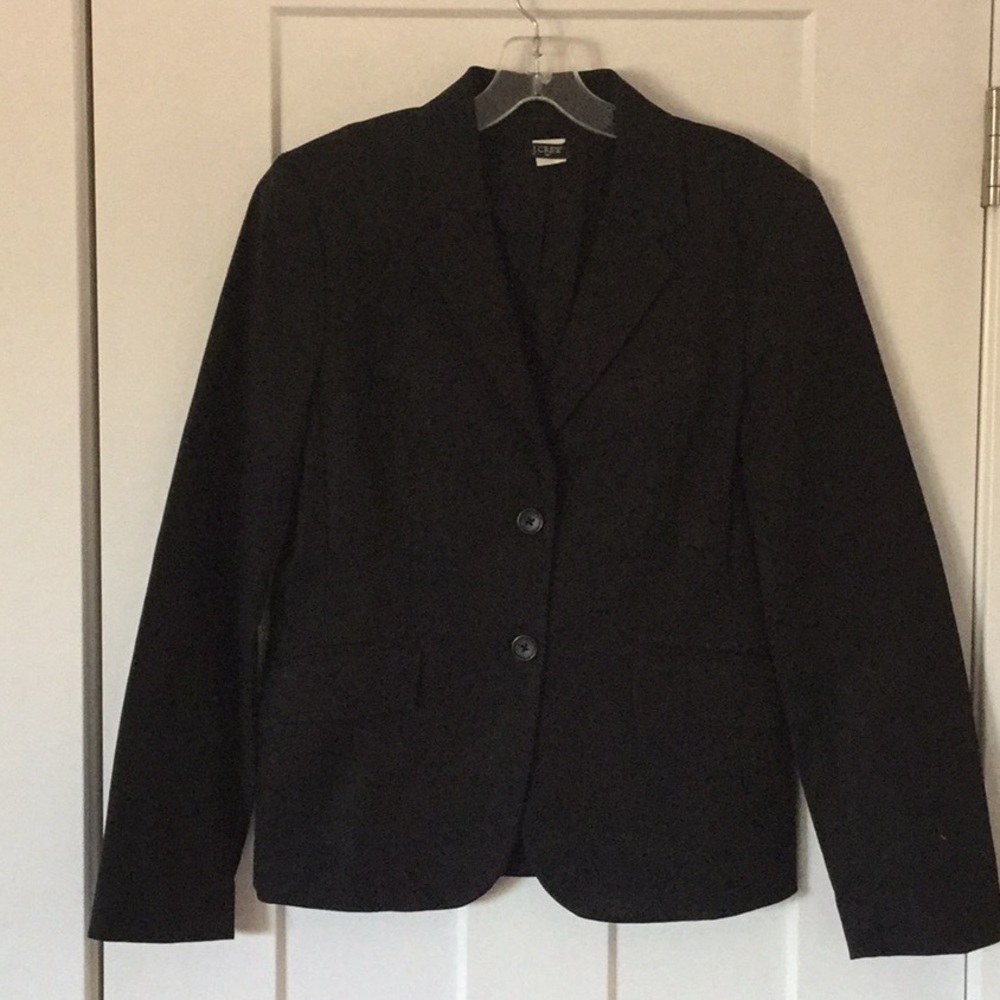 J CREW black suit coat/blazer